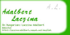 adalbert laczina business card